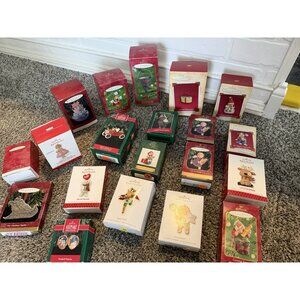 Vintage Hallmark Ornaments Collectors Series Lot Of 20 Great Condition